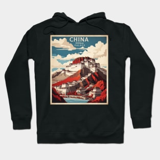 Potala Palace China Vintage Poster Tourism Hoodie